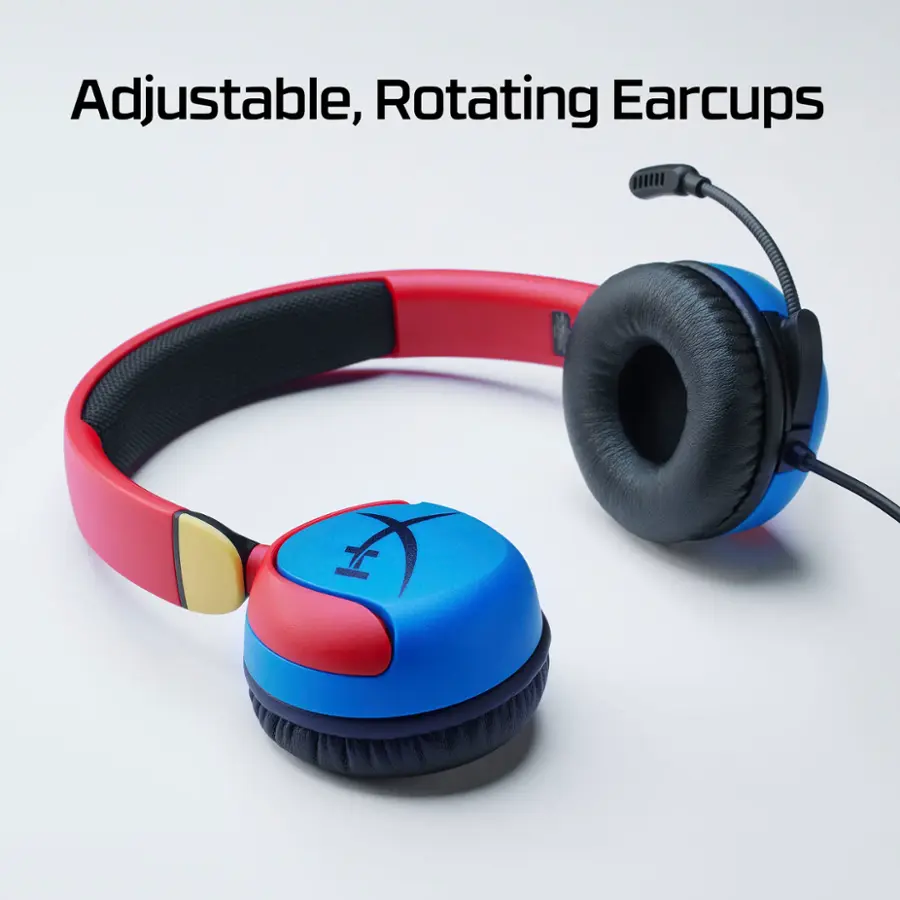 Adjustable, rotating earcups.