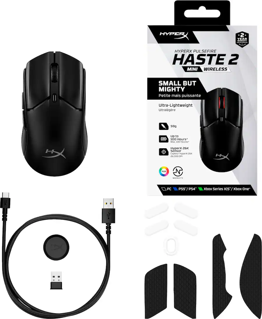 HyperX Pulsefire Haste Core Lightweight Wireless Optical Gaming