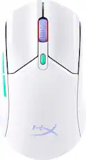 Front. HyperX - Pulsefire Haste 2 Mini Lightweight Wireless Optical Gaming Mouse - White.