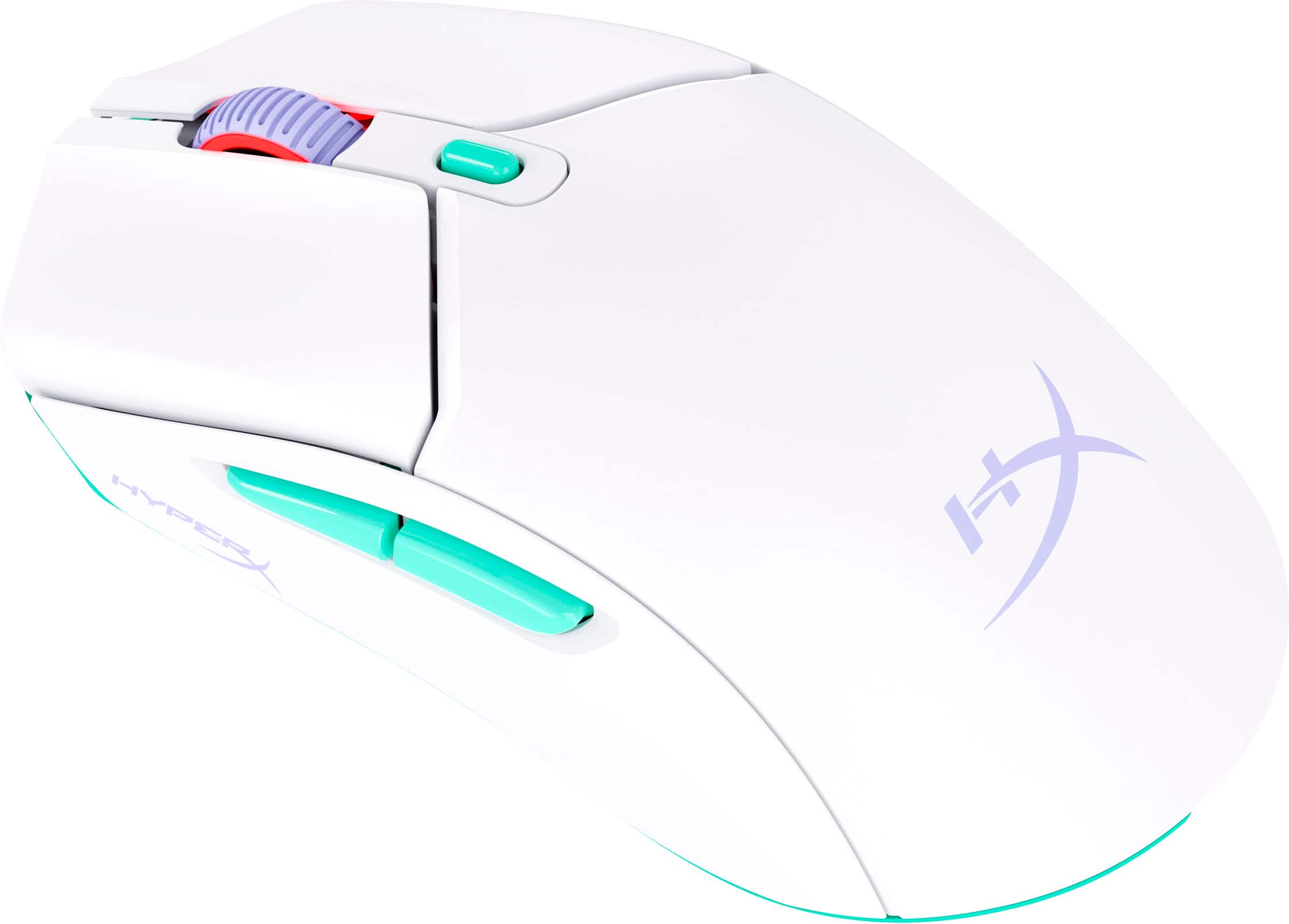 Left. HyperX - Pulsefire Haste 2 Mini Lightweight Wireless Optical Gaming Mouse - White.