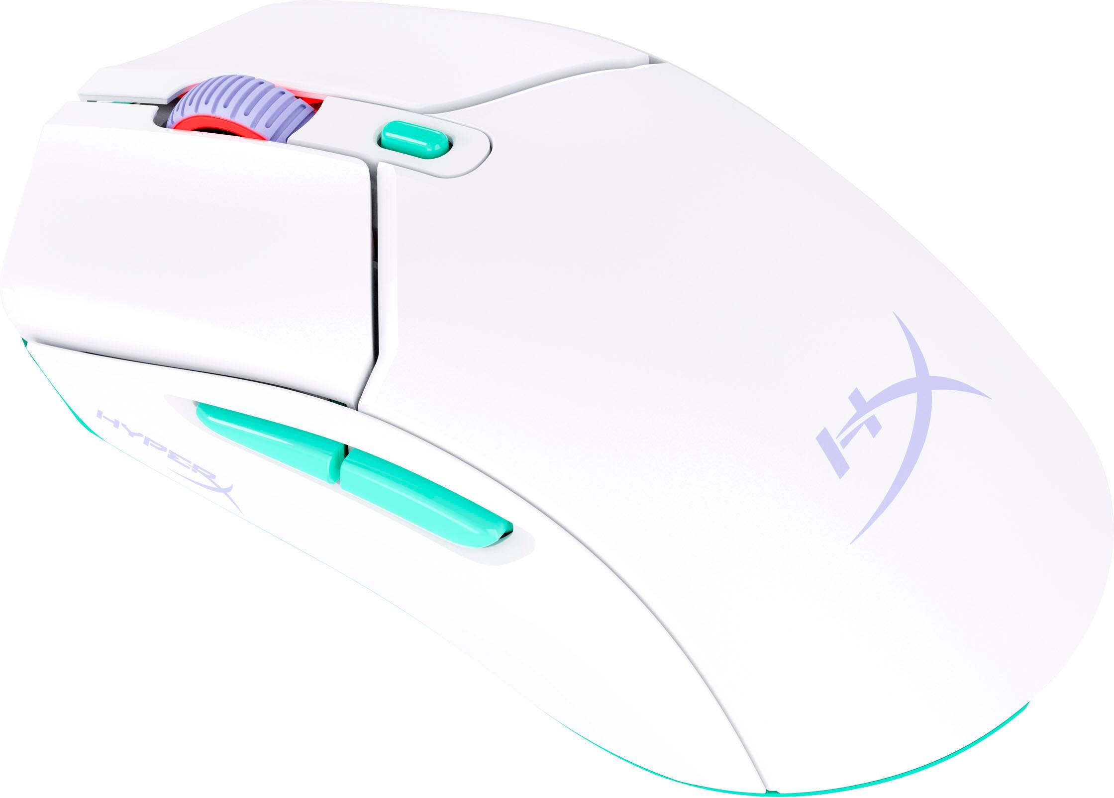 Left. HyperX - Pulsefire Haste 2 Mini Lightweight Wireless Optical Gaming Mouse - White.