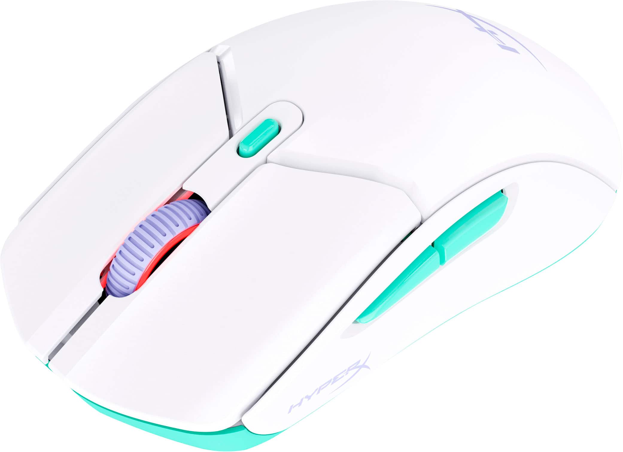 Back. HyperX - Pulsefire Haste 2 Mini Lightweight Wireless Optical Gaming Mouse - White.