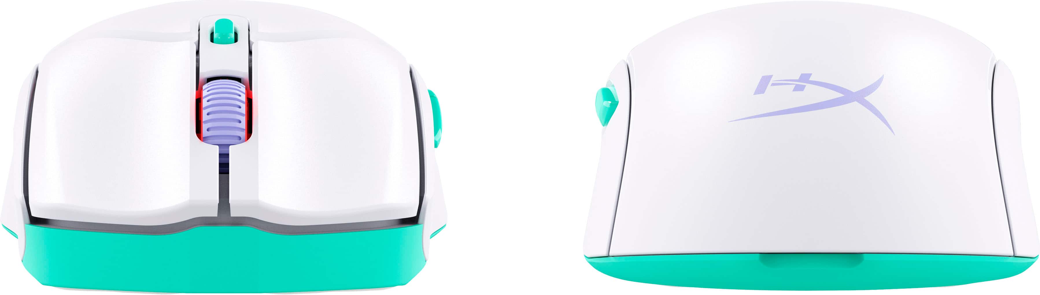 Alt View 12. HyperX - Pulsefire Haste 2 Mini Lightweight Wireless Optical Gaming Mouse - White.