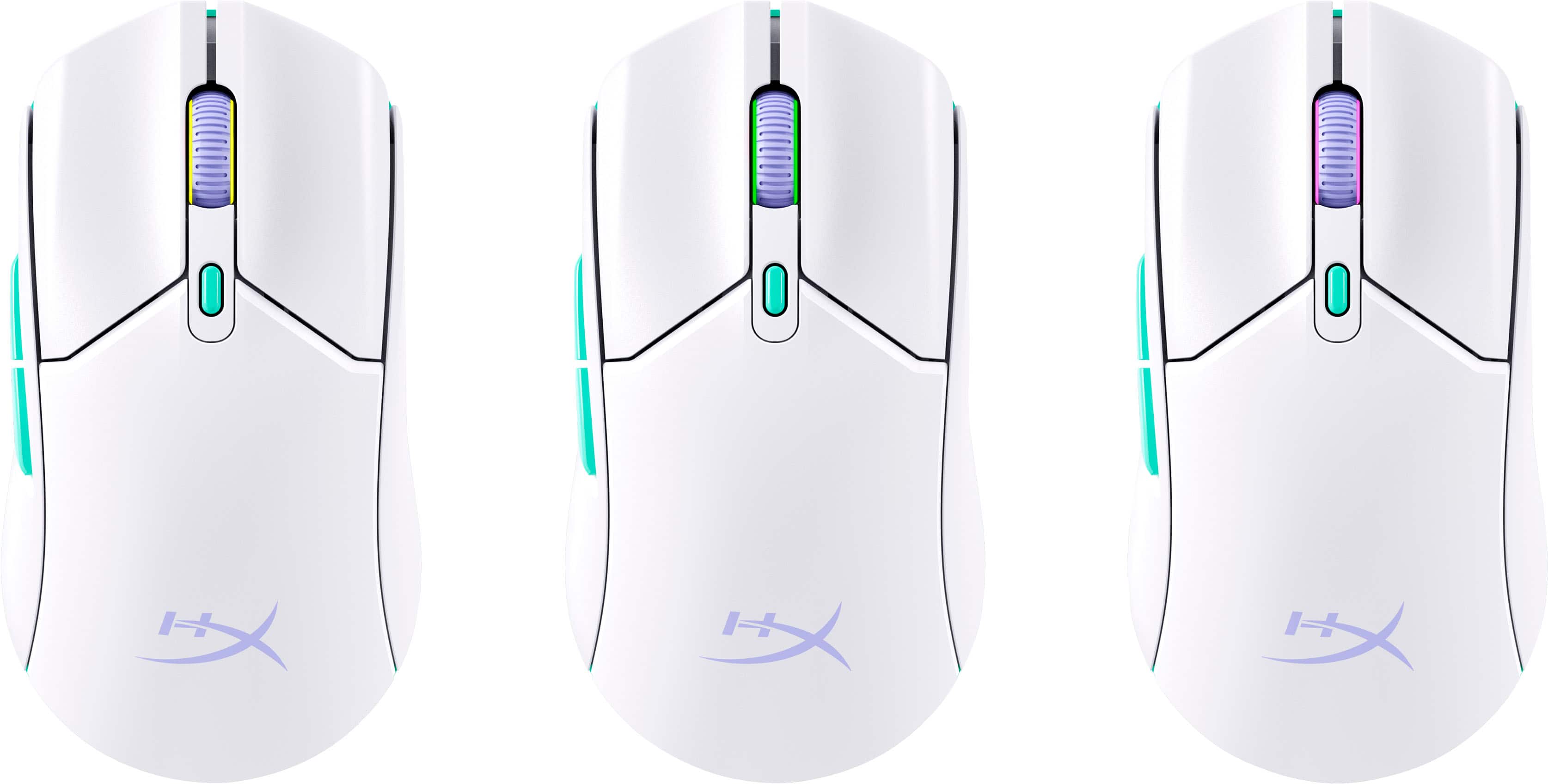 Alt View 14. HyperX - Pulsefire Haste 2 Mini Lightweight Wireless Optical Gaming Mouse - White.