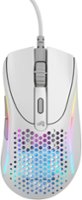 Glorious - Model D 2 Wired Optical RGB Gaming Mouse with 6 Programmable Buttons - Matte White - Front_Zoom