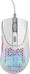 Glorious - Model D 2 Wired Optical RGB Gaming Mouse with 6 Programmable Buttons - Wired - Matte White - Front_Zoom