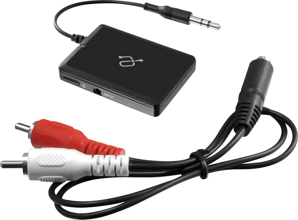 Angle. Aluratek - iStream Universal Bluetooth Audio Receiver - Black.