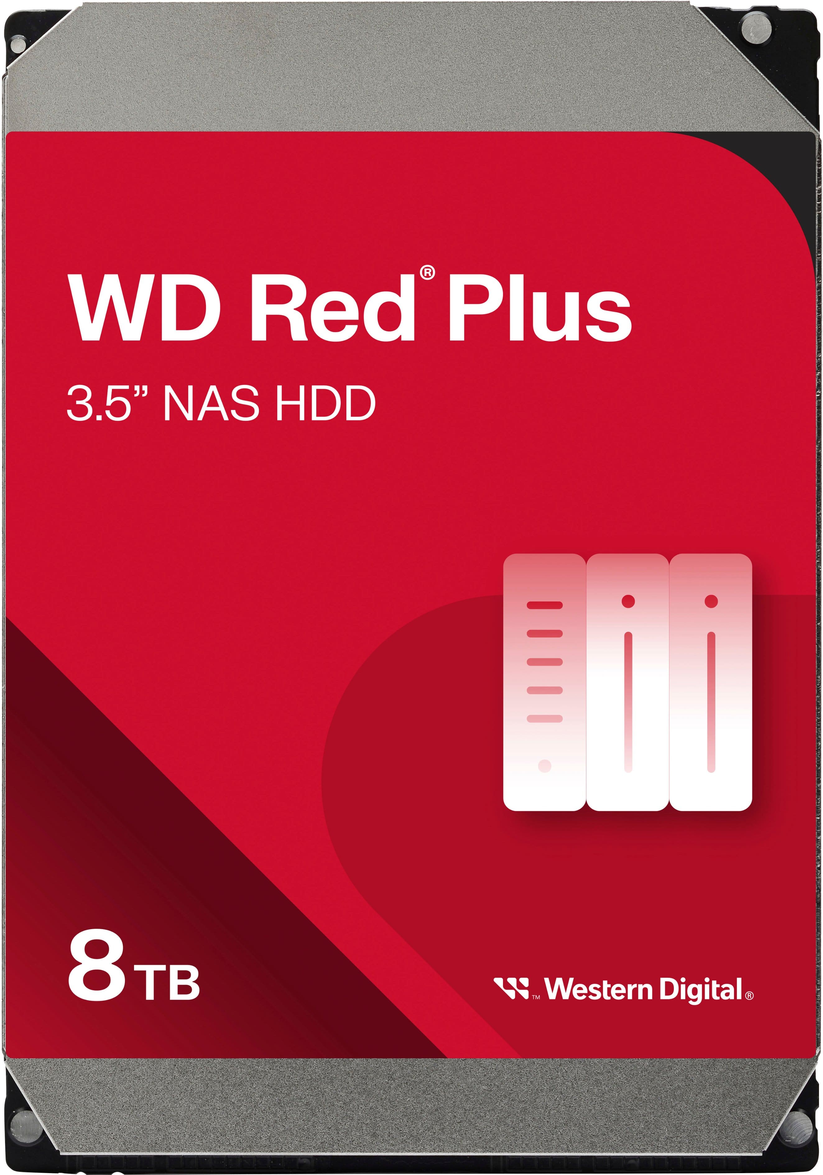 WD Red Plus 3.5" NAS HDD 8 TB - Western Digital