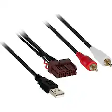 Angle. AXXESS - USB Retention Harness for Select 2008-2017 Hyundai and Kia Vehicles - Multi.