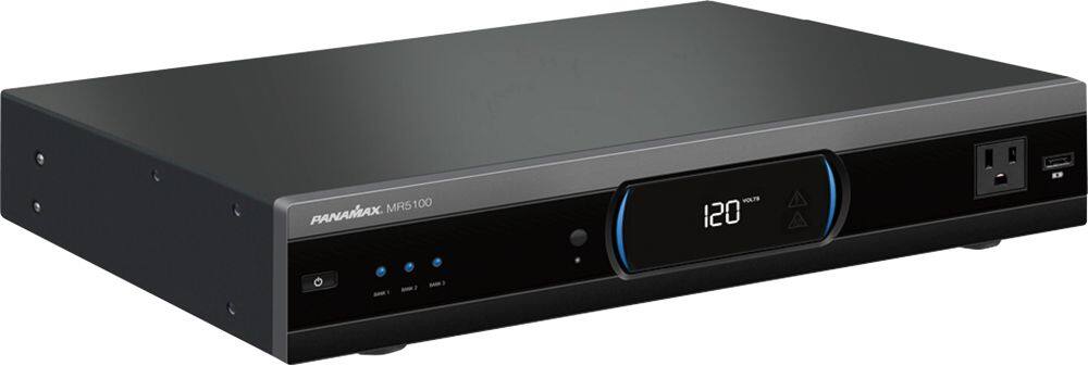 Alt View 11. Panamax - 11 Outlet 2025 Joules Surge Protector - Black.