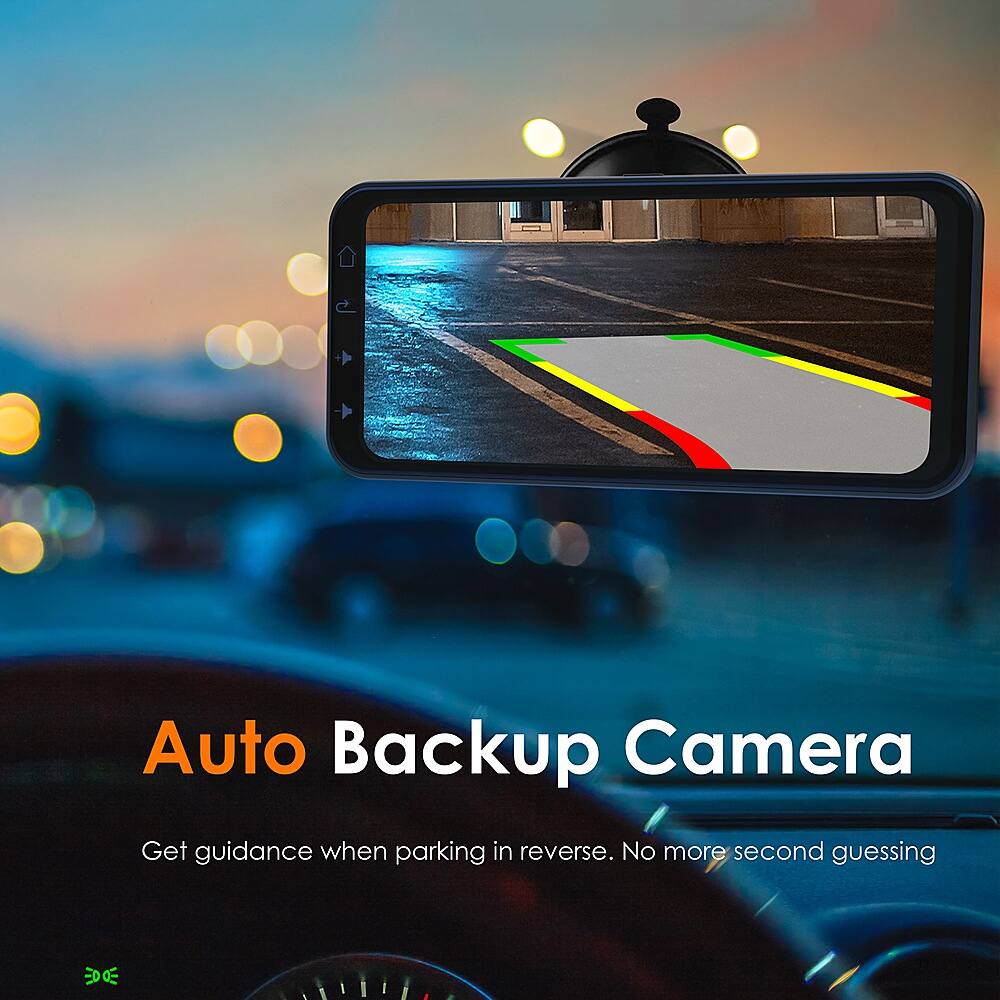 Auto Backup Camera: Get guidance when parking in reverse. No more second guessing.