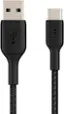Alt View 1. Belkin - BoostChargeBraided 1M USB-C to USB-A Cable - Black.