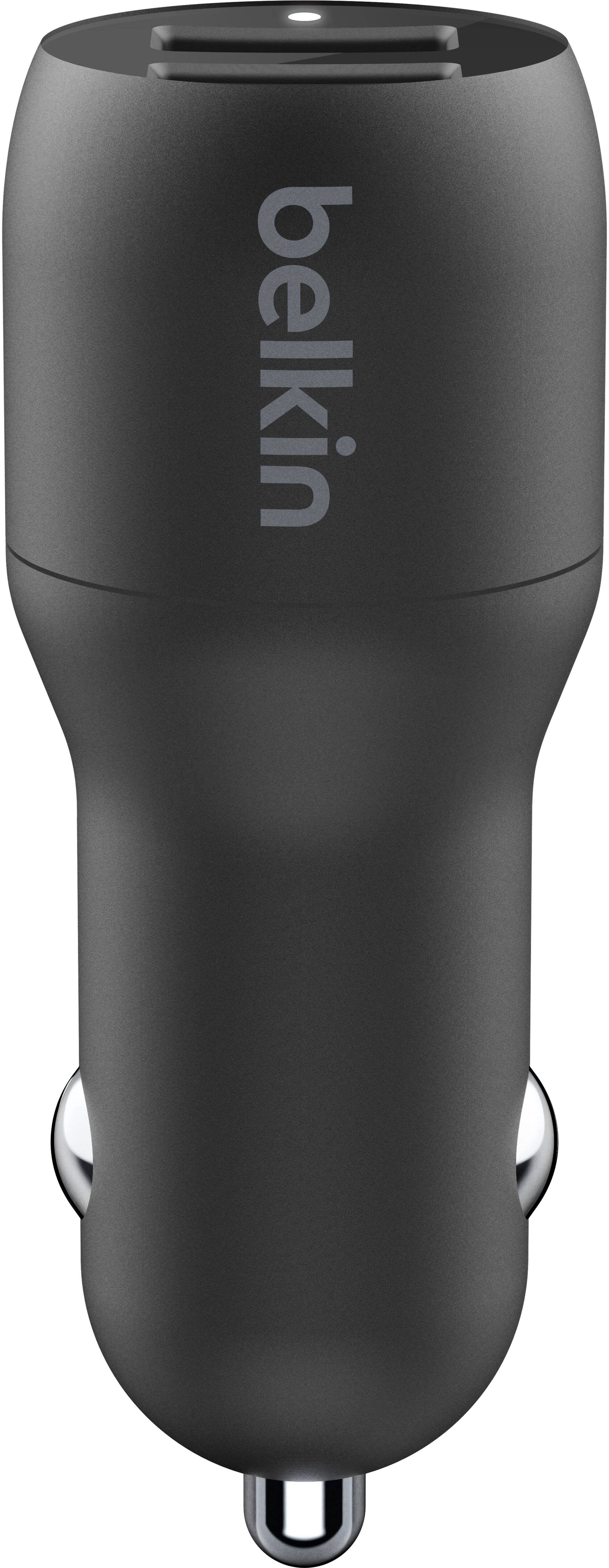 Alt View 11. Belkin - BoostCharge Dual USB-A Car Charger 24W - Black.