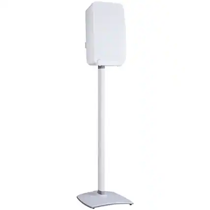Front. Sanus - Wireless Speaker Stands Designed for Sonos Five and Play: 5 Speakers - White.