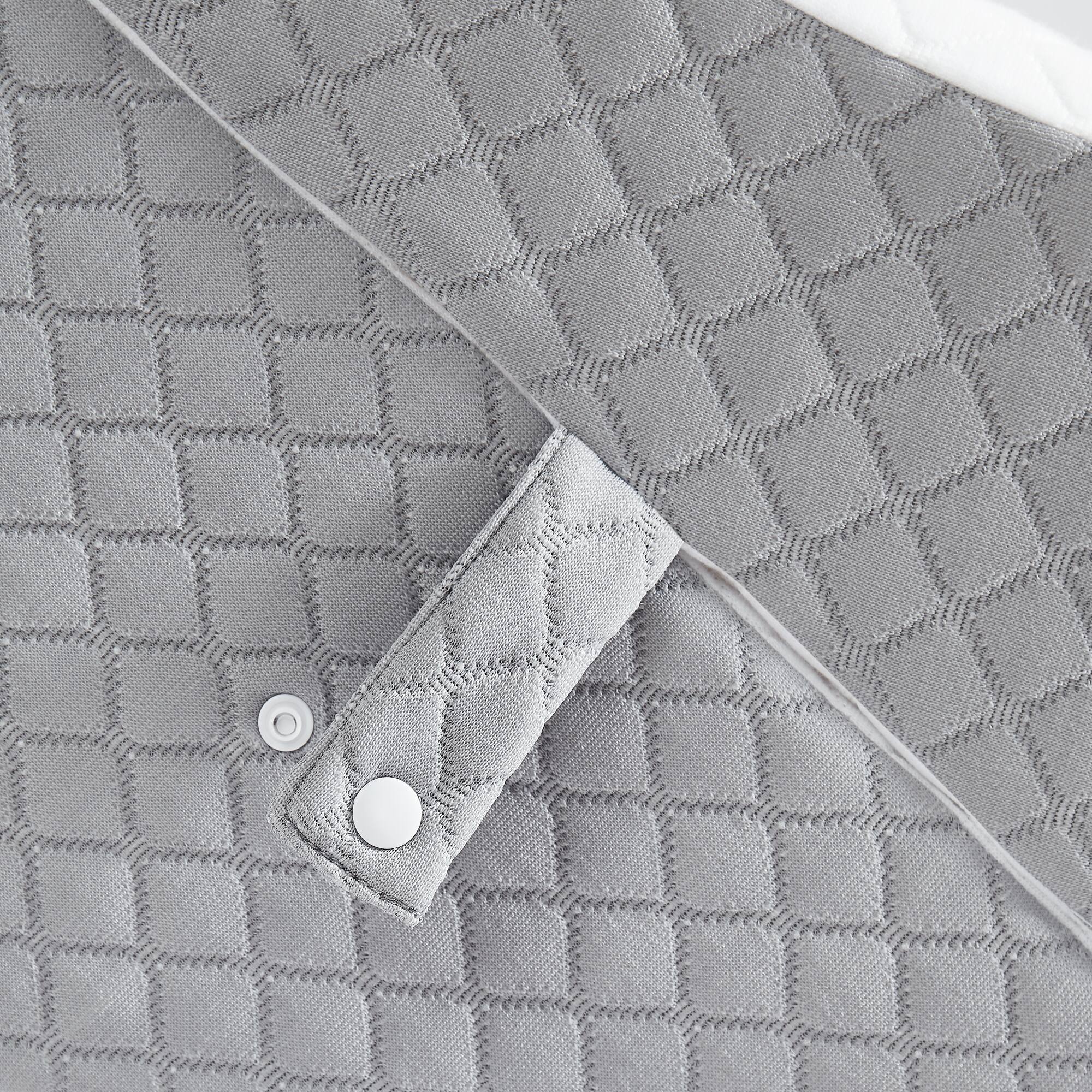 Back. Sweet Home Collection - 3-Piece Support Wedge Pillow Set with High Density Foam - White.