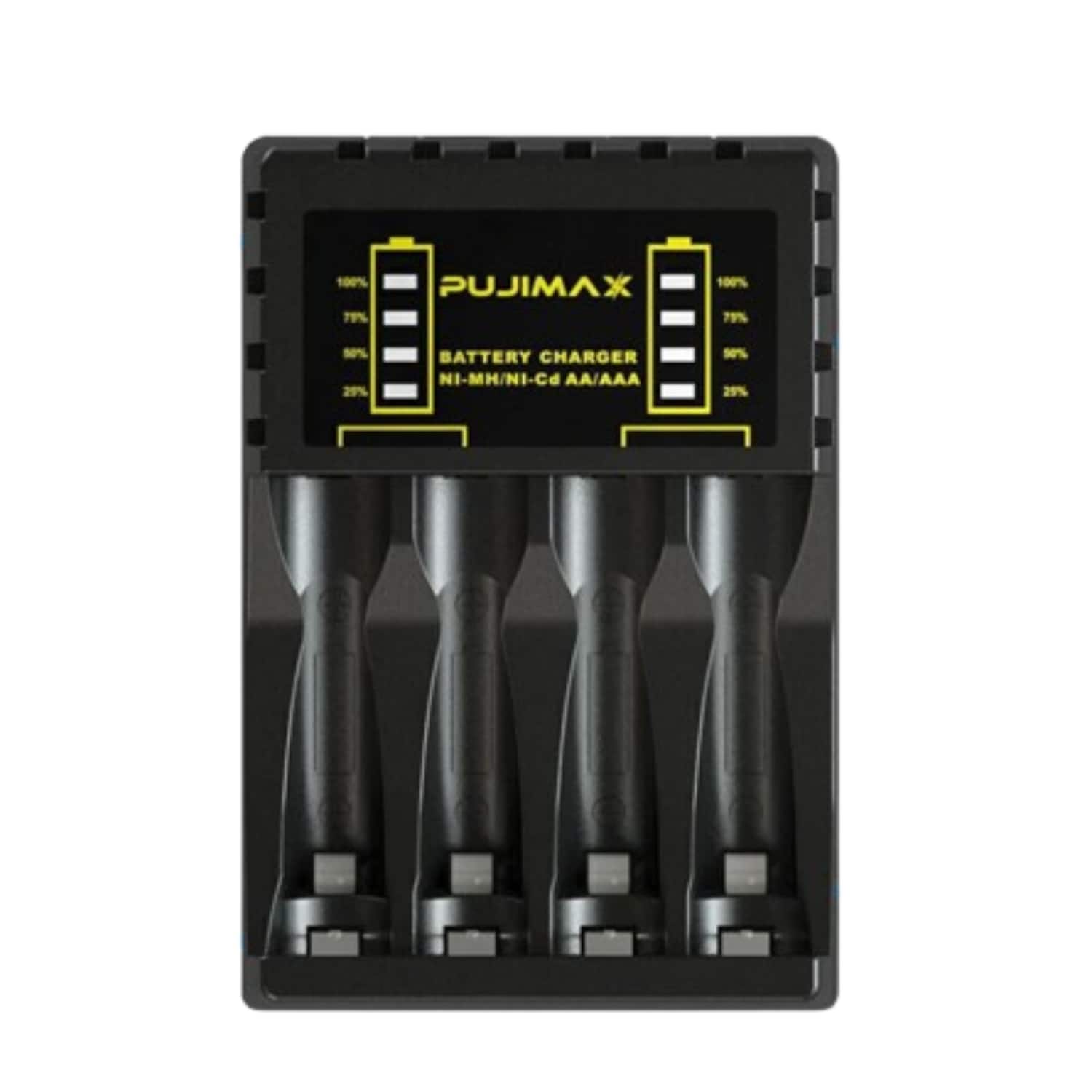 Stock Preferred - Intelligent 4-Slot Battery Charger for AA/AAA Ni-MH & Ni-Cd Rechargeable Batteries