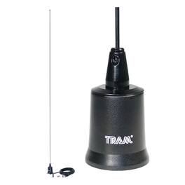 Tram - Tunable 144MHz–174MHz VHF 3dBd Gain Trunk or Hole Mount Antenna Kit with PL-259 Connector - Black