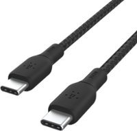 Belkin - BRAIDED USBC-C 2.0 100W CABLE 2M, BLK - Black - Front_Zoom