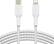 Left. Belkin - Braided C-LTG 1M, WHT - White.