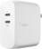 Front. Belkin - BoostCharge Pro Dual USB-C PD GaN Wall Charger 68W - White.