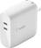 Alt View 1. Belkin - BoostCharge Pro Dual USB-C PD GaN Wall Charger 68W - White.