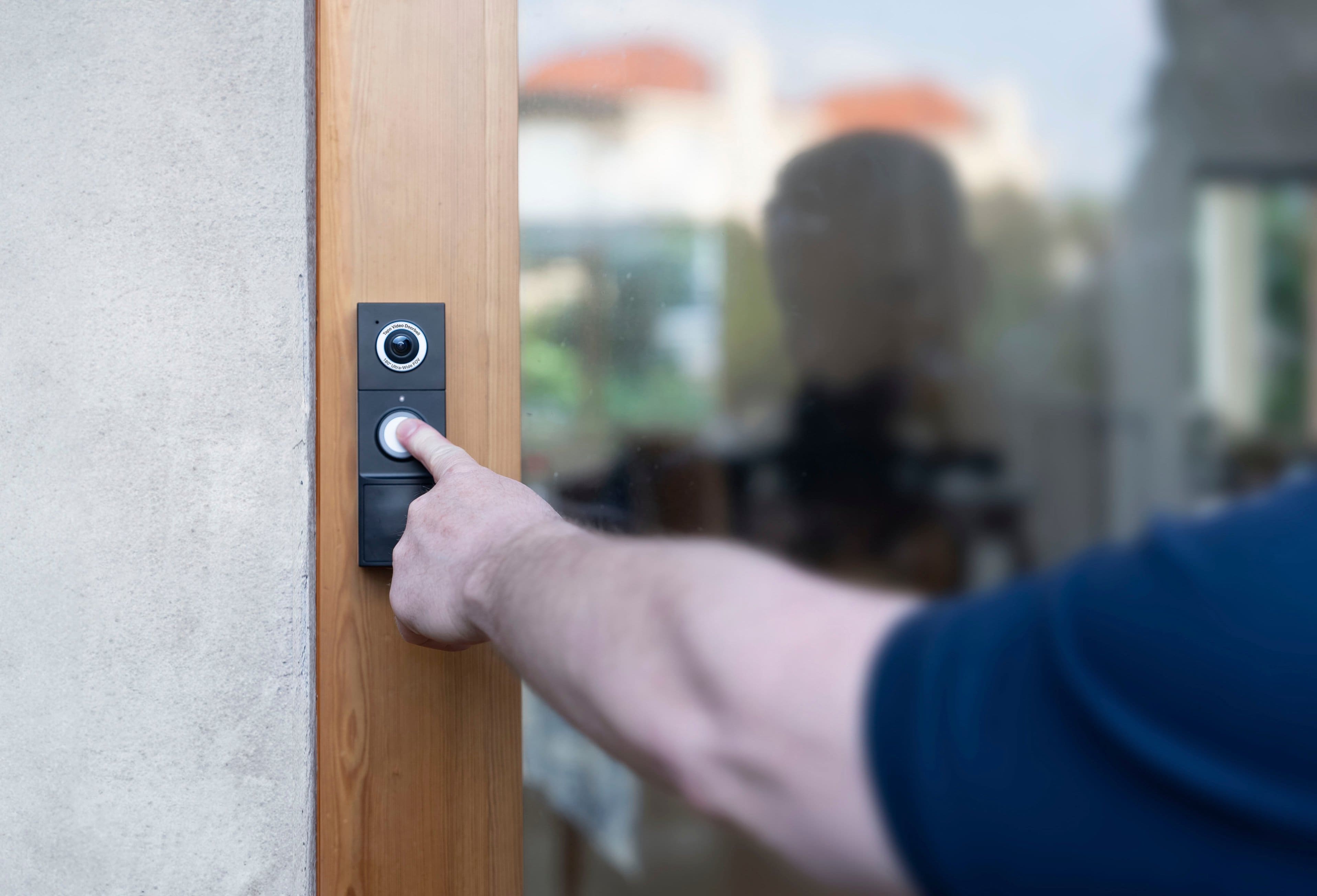 Alt View 16. TP-Link - Tapo Battery/Wired Smart Video Doorbell 2K 5MP with Chime - No Monthly Fees - Black/White.