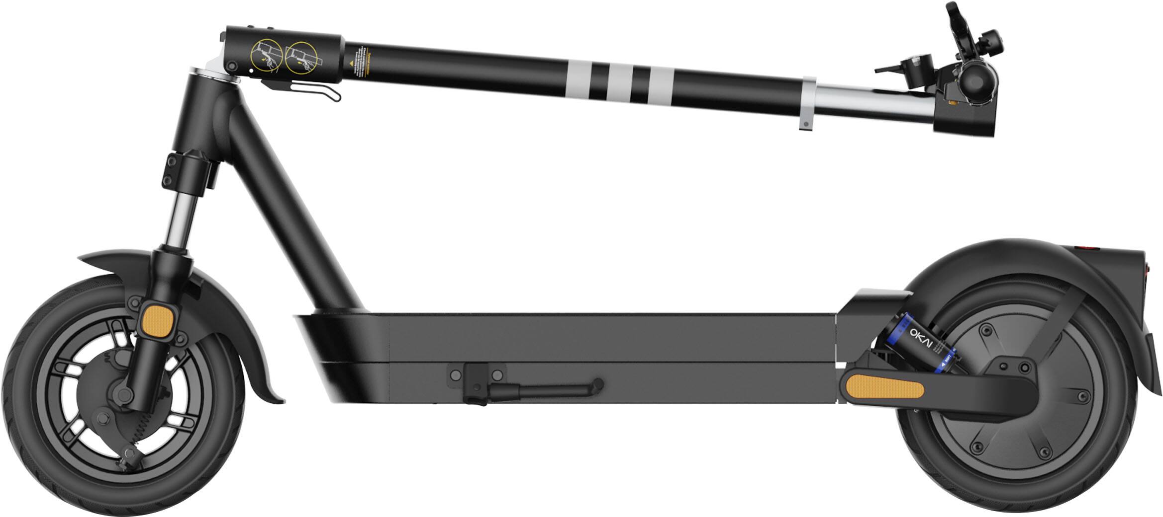 Alt View 11. OKAI - Neon Ultra ES40 Dual-Suspension Electric Scooter w/ 43.5 Miles Max Operating Range & 24 mph Max Speed - Black.