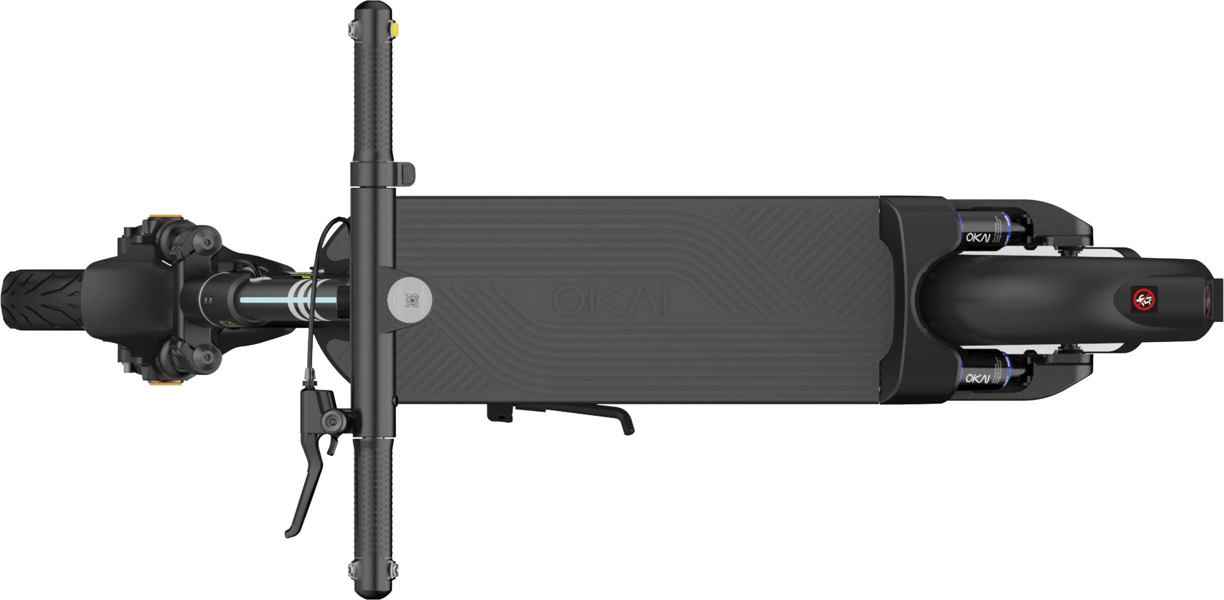 The image features a bicycle with a black seat and a black handlebar. The bike is propped up against a wall, and it has a black frame. The seat is positioned at the back of the bike, and the handlebar is located at the front. The bike is placed in a white room, which provides a clean and minimalist background for the image.