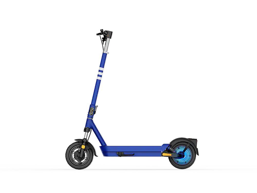 Alt View 12. OKAI - Neon Ultra ES40 Dual-Suspension Electric Scooter w/ 43.5 Miles Max Operating Range & 24 mph Max Speed - Blue.