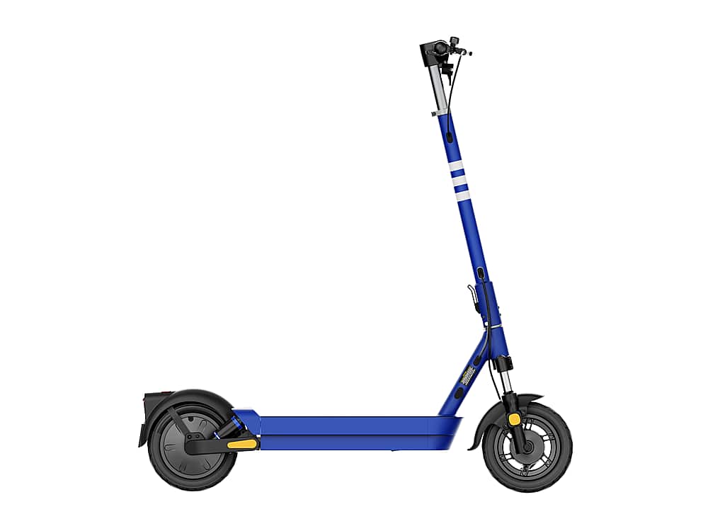 Alt View 17. OKAI - Neon Ultra ES40 Dual-Suspension Electric Scooter w/ 43.5 Miles Max Operating Range & 24 mph Max Speed - Blue.