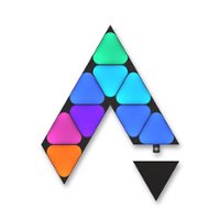 Nanoleaf Shapes Ultra Black Mini Triangles Expansion Pack (10 Panels) - Multicolor - Multicolor - Front_Zoom