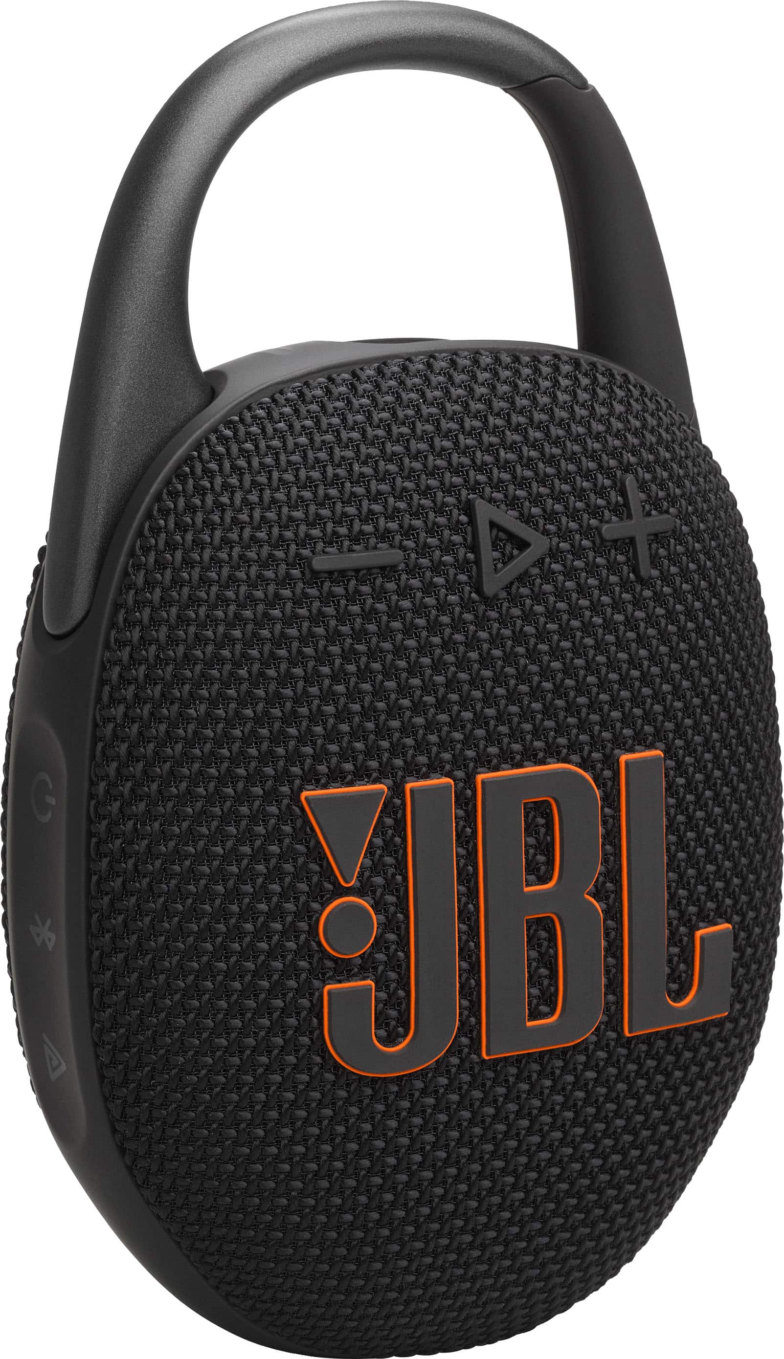 Angle. JBL - Clip 5 Portable Bluetooth Speaker - Black.