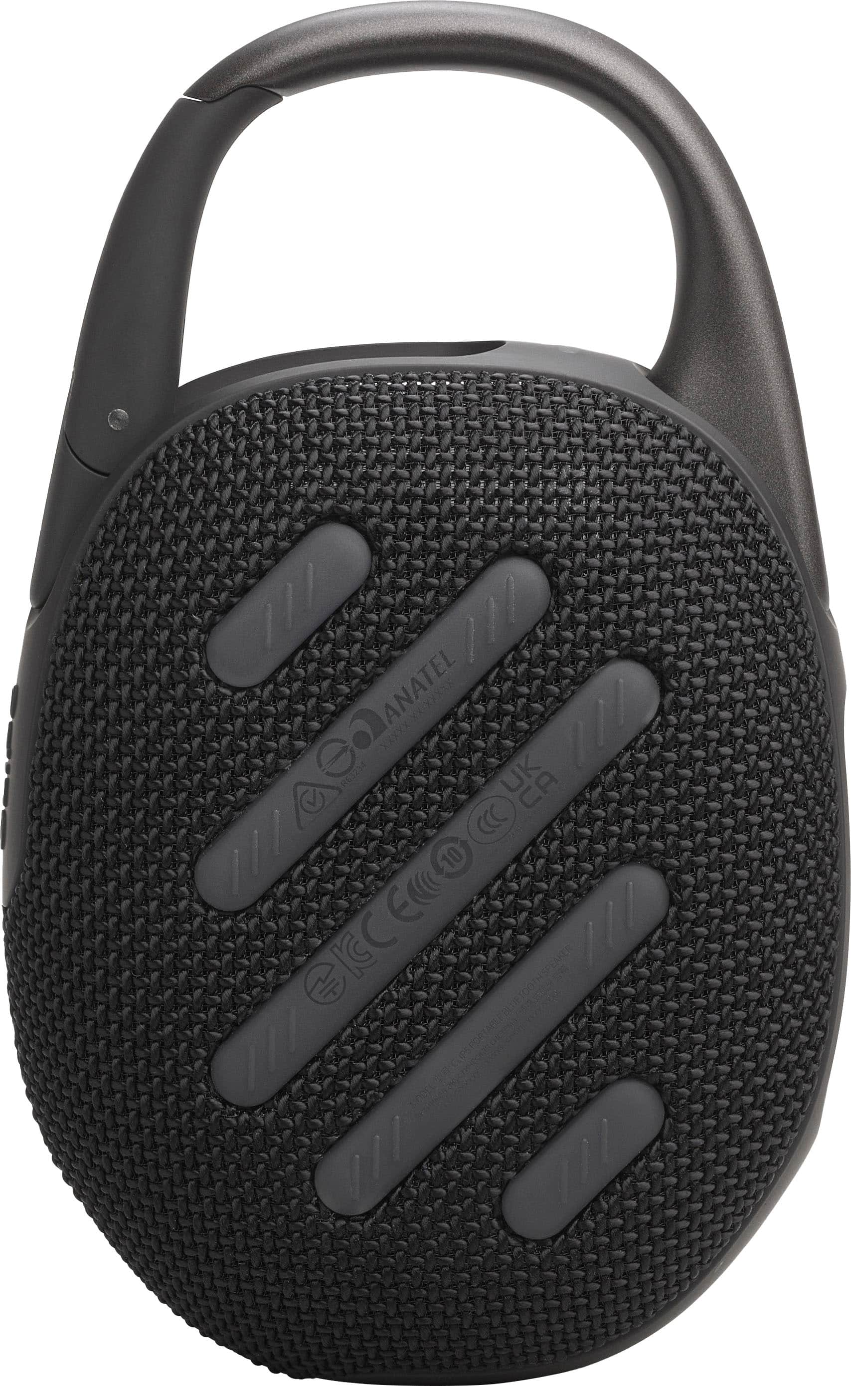 Alt View 1. JBL - Clip 5 Portable Bluetooth Speaker - Black.