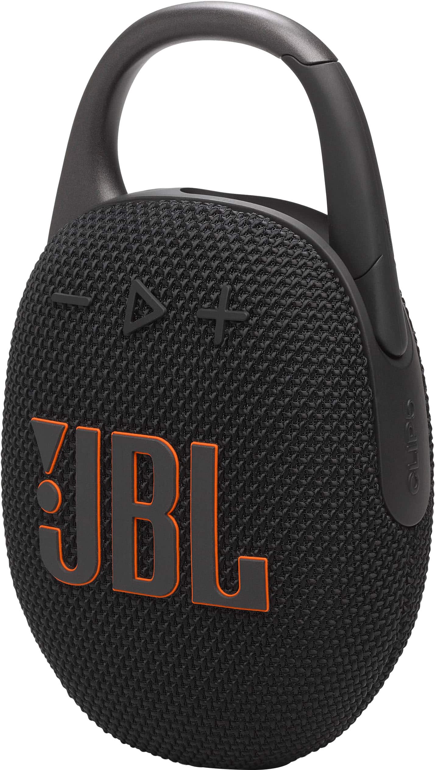 Left. JBL - Clip 5 Portable Bluetooth Speaker - Black.