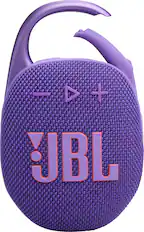 Front. JBL - Clip 5 Portable Bluetooth Speaker - Purple.