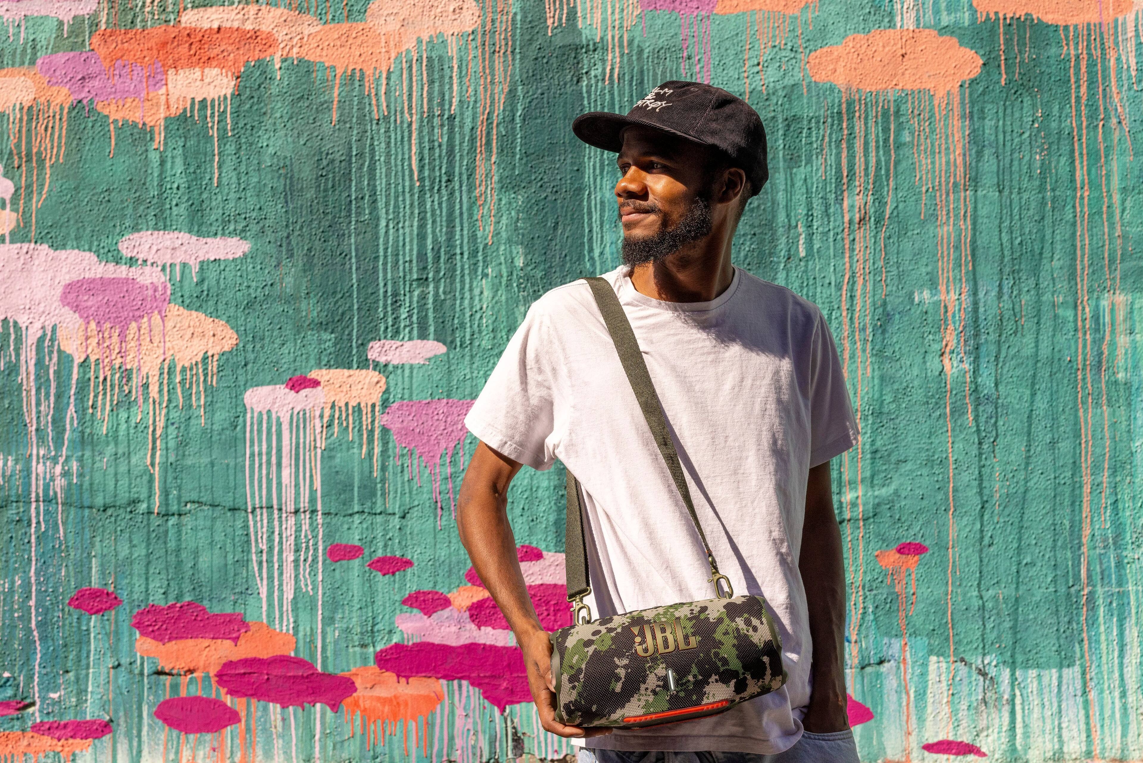 Alt View 22. JBL - Xtreme 4 Portable Wireless Speaker - Camouflage.