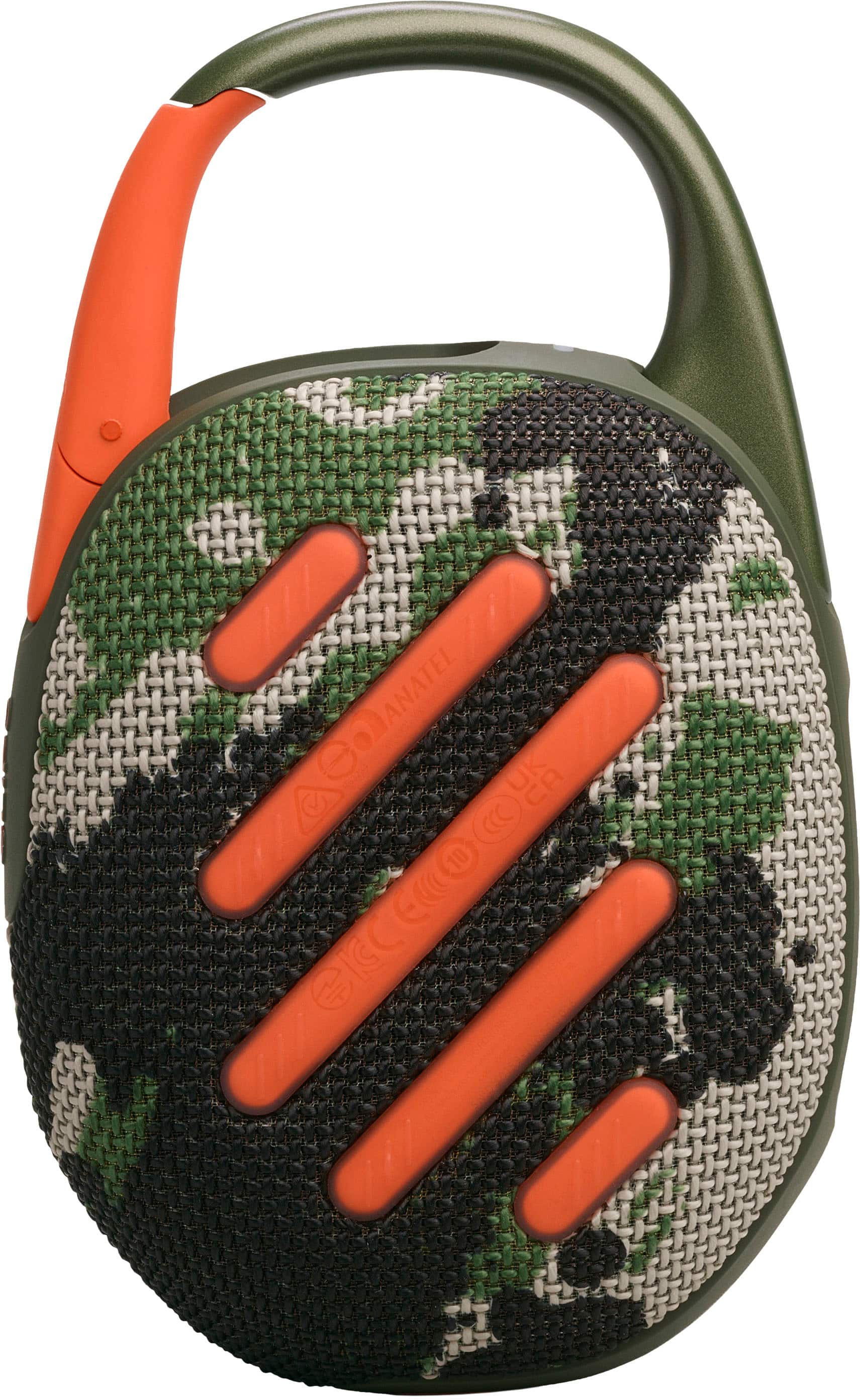 Alt View 1. JBL - Clip 5 Portable Bluetooth Speaker - Camouflage.