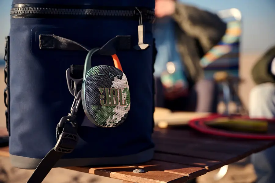 Alt View 22. JBL - Clip 5 Portable Bluetooth Speaker - Red.