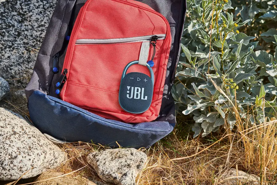 Alt View 23. JBL - Clip 5 Portable Bluetooth Speaker - Red.