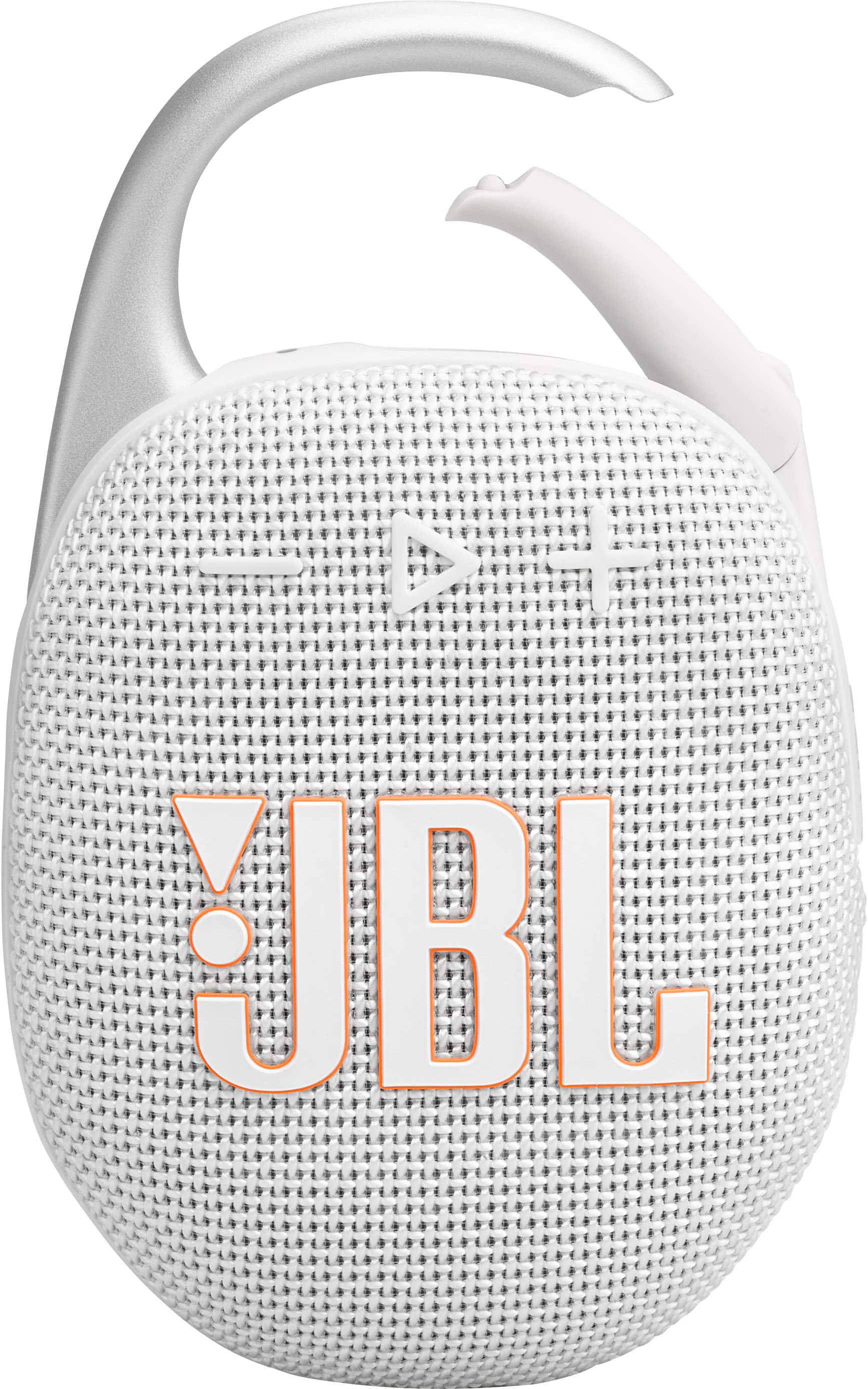 JBL - Clip 5 Portable Bluetooth Speaker - 2024 - White - Front_Zoom