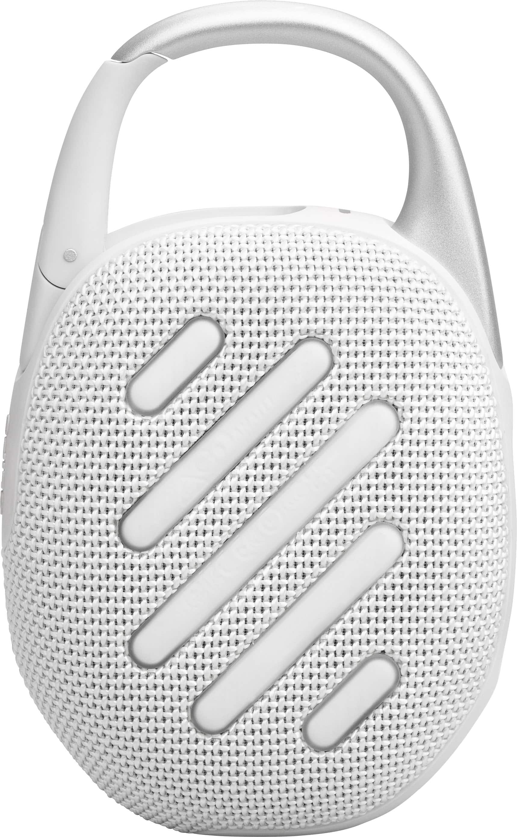 Alt View 1. JBL - Clip 5 Portable Bluetooth Speaker - White.
