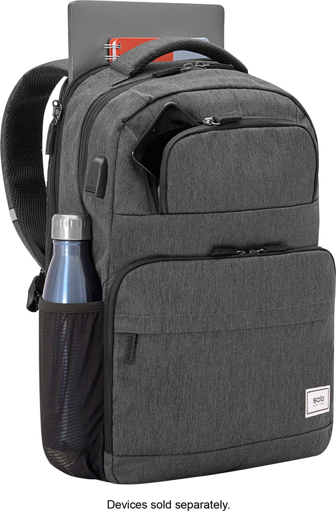 Alt View 13. Solo New York - 15.6" Re:Discover Backpack - Gray/Black.