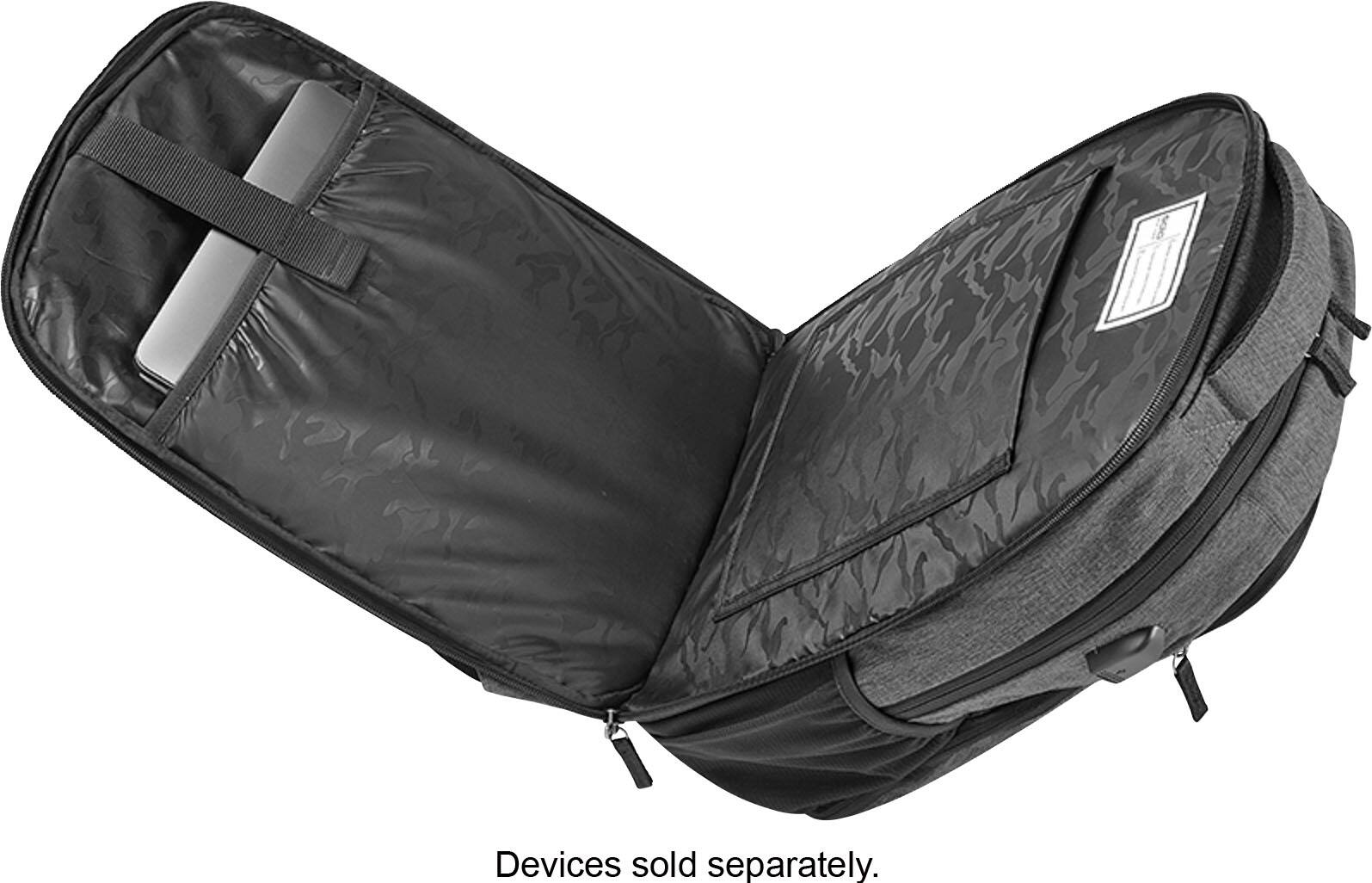 Alt View 14. Solo New York - 15.6" Re:Discover Backpack - Gray/Black.