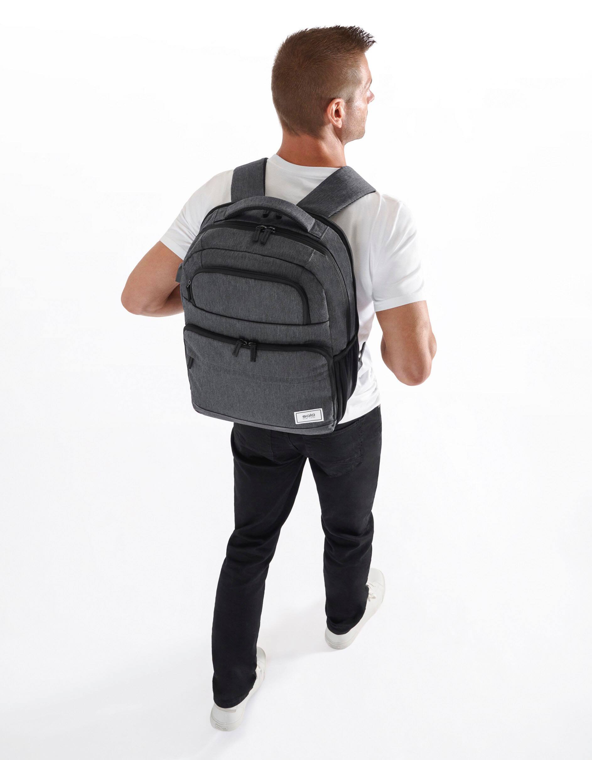 Alt View 18. Solo New York - 15.6" Re:Discover Backpack - Gray/Black.
