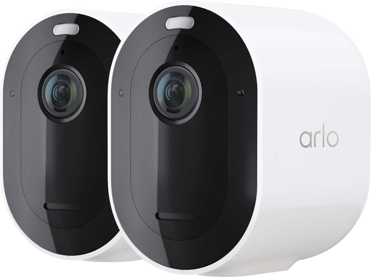 Arlo - Pro 5S 2K Indoor/Outdoor Wireless Spotlight Security Camera - White - Front_Zoom