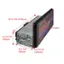 The image shows a device with a screen, and the dimensions are labeled in red. The device measures 6.8 inches (172mm) in width, and the screen is 10.28 inches (261mm) in height. The device is 1-31/32 inches (50mm) in height, and the screen is 3-3/8 inches (86mm) in height. The device is also 3-15/16 inches (100mm) in height.