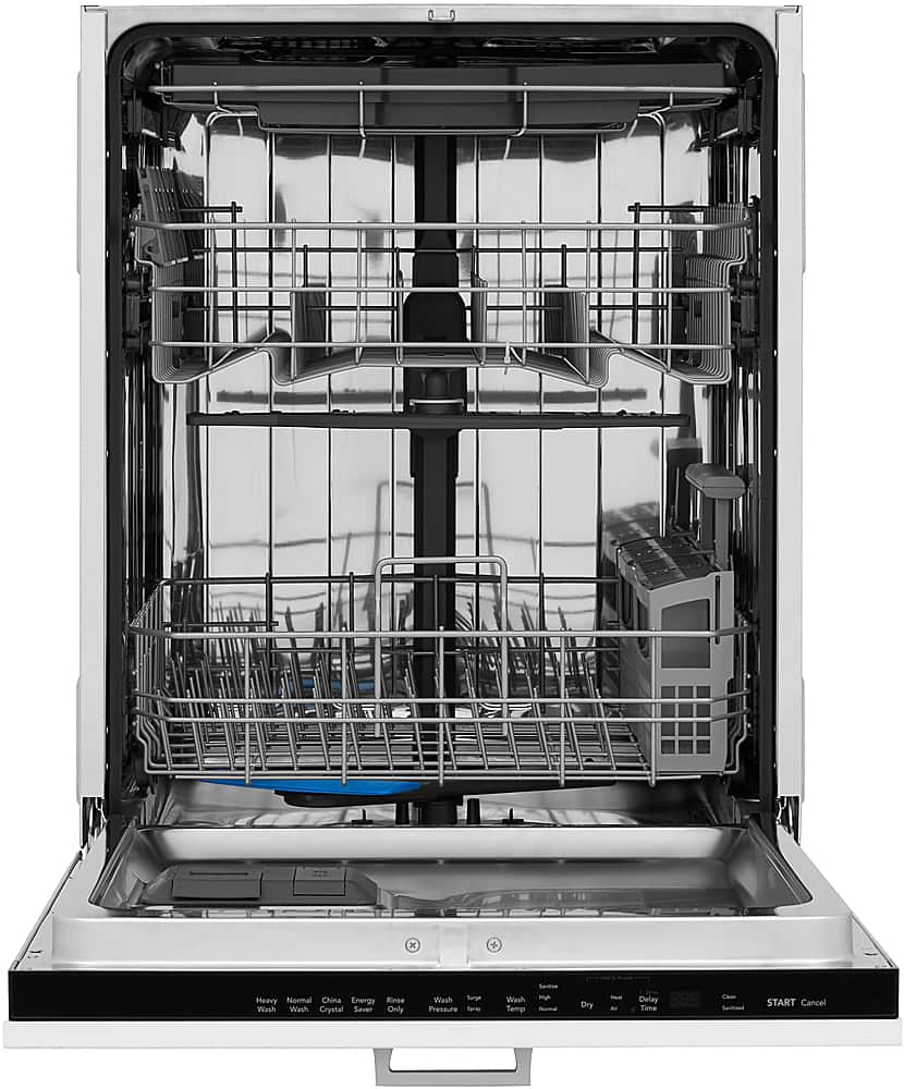Alt View 1. Frigidaire - 24" Top Control Built-in Panel Ready Dishwasher - Stainless Steel.