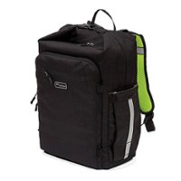 Po Campo - Bedford Backpack Pannier - Black Ripstop - Front_Zoom