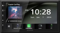 Kenwood - DMX4710S 6.8" Multimedia Receiver with wired Apple CarPlay and Android Auto - Black - Front_Zoom