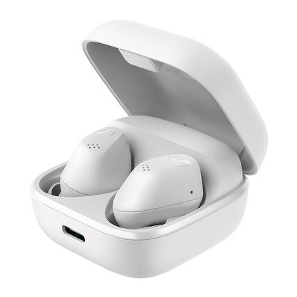 Front. Sennheiser - ACCENTUM True Wireless Earbuds - White.